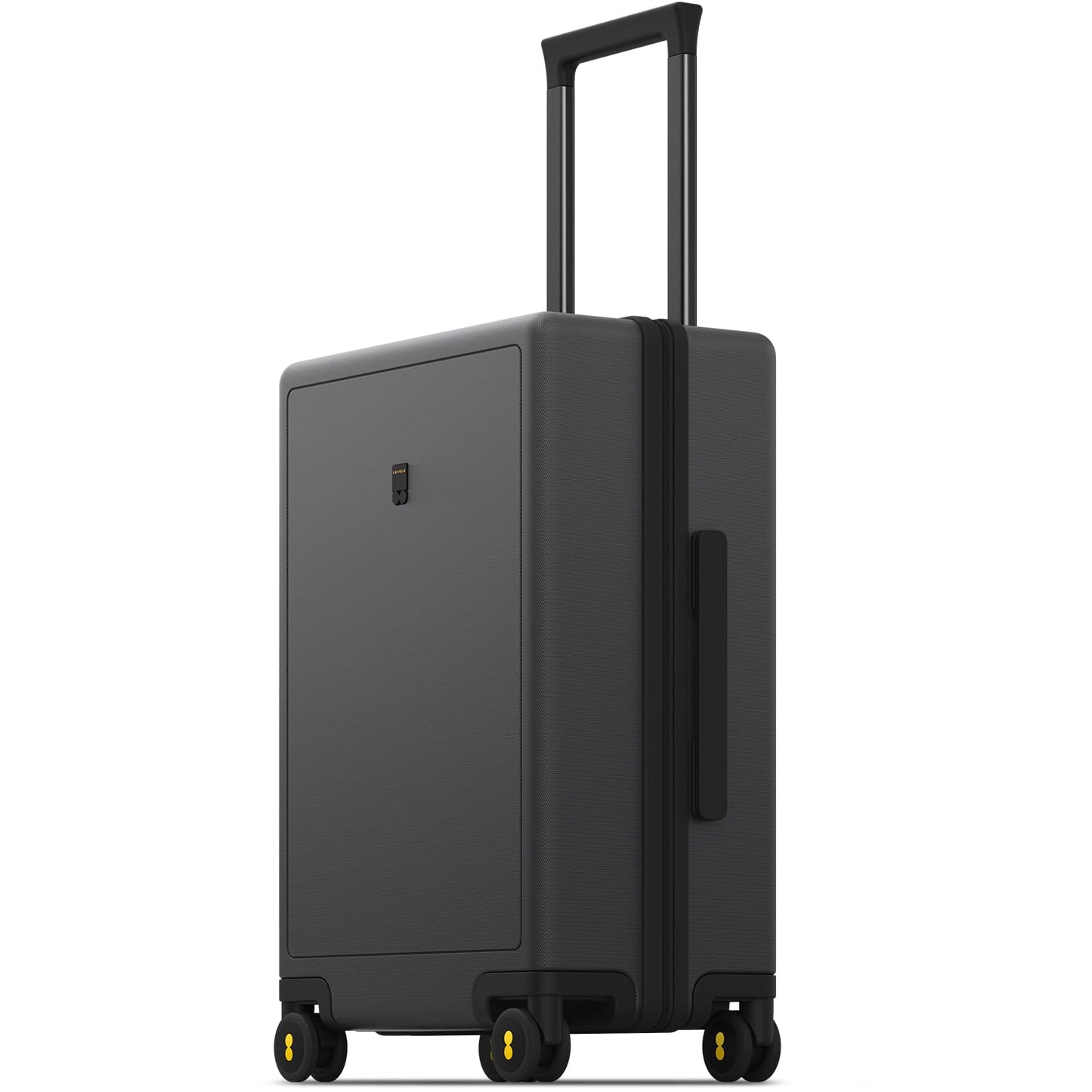 LEVEL8 20" Carry-On Luggage Airline Approved TSA Lock Dark Grey