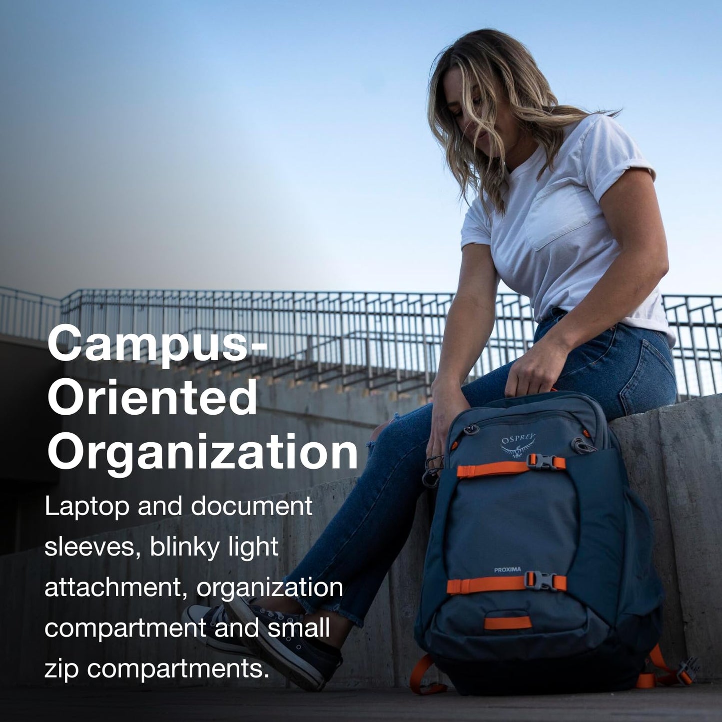 Osprey Proxima 30L Laptop Backpack with Tech Storage | Dawn Blue
