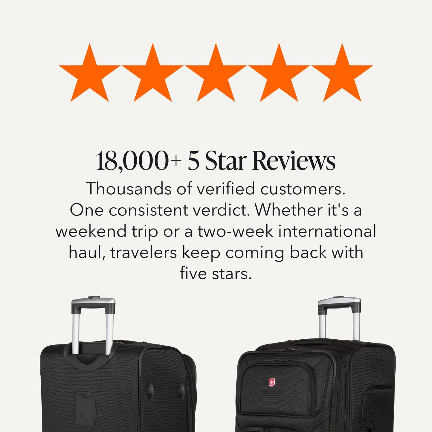 SwissGear Sion Softside Expandable Spinner Luggage, Black, Large Checked