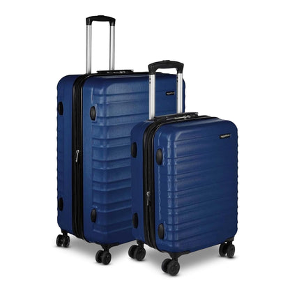 Amazon Basics 2-Piece Hardside Luggage Set 21" & 30" Navy Blue