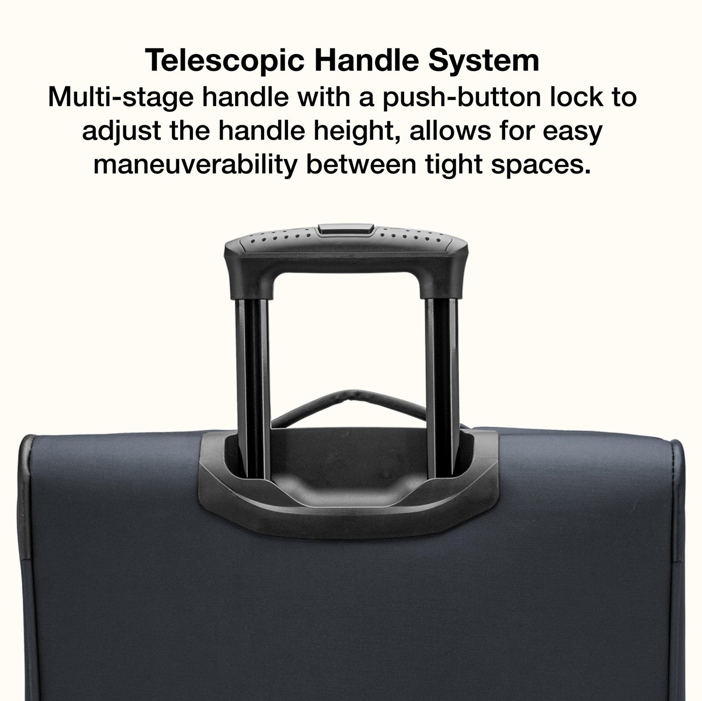 U.S. Traveler Anzio Softside Expandable Spinner Luggage, Dark Grey, 30"