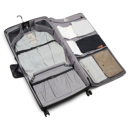 DELSEY PARIS Helium DLX Rolling Garment Bag Spinner Wheels Black