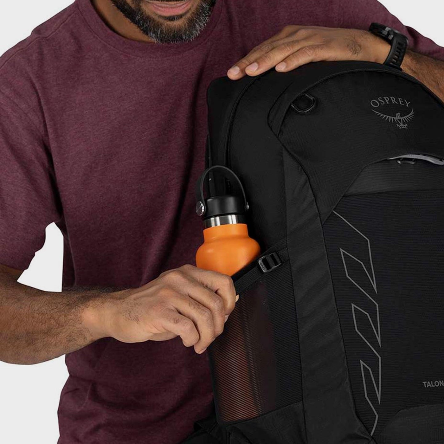Osprey Talon 22L Men's Lightweight Hiking Daypack | Black