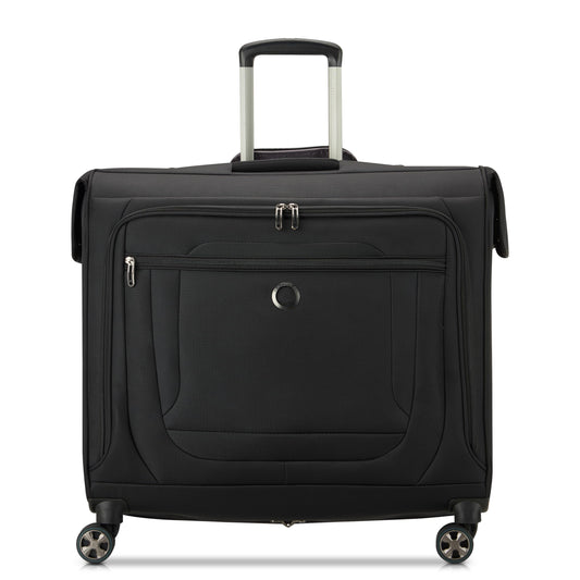 DELSEY PARIS Helium DLX Rolling Garment Bag Spinner Wheels Black