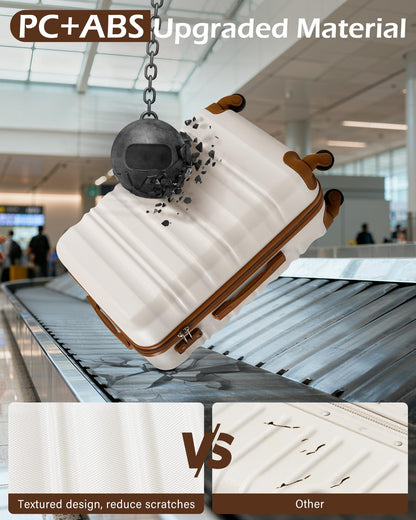Long Vacation 6-Piece Hardshell Luggage Set | TSA Lock