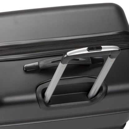SwissGear 7366 Hardside Expandable Checked Luggage with Spinner Wheels, Black