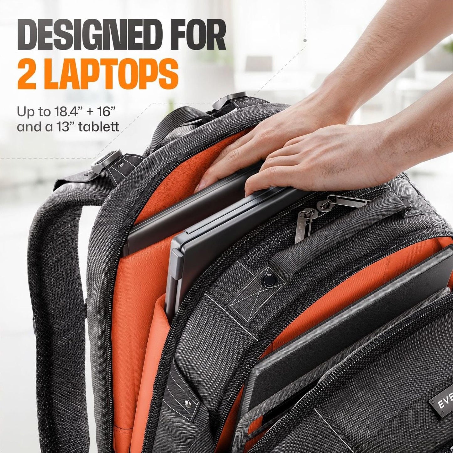EVERKI Business 120 Pro 2 Laptop Backpack 40L Fits Up To 18.4"