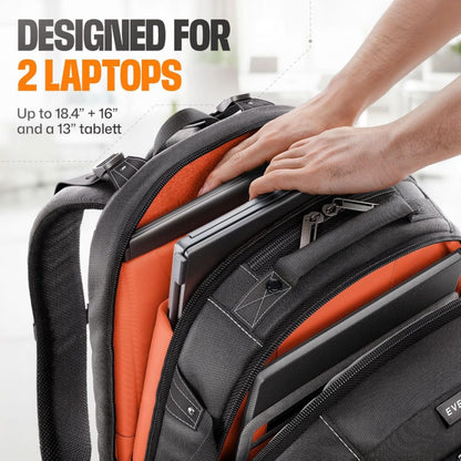 EVERKI Business 120 Pro 2 Laptop Backpack 40L Fits Up To 18.4"