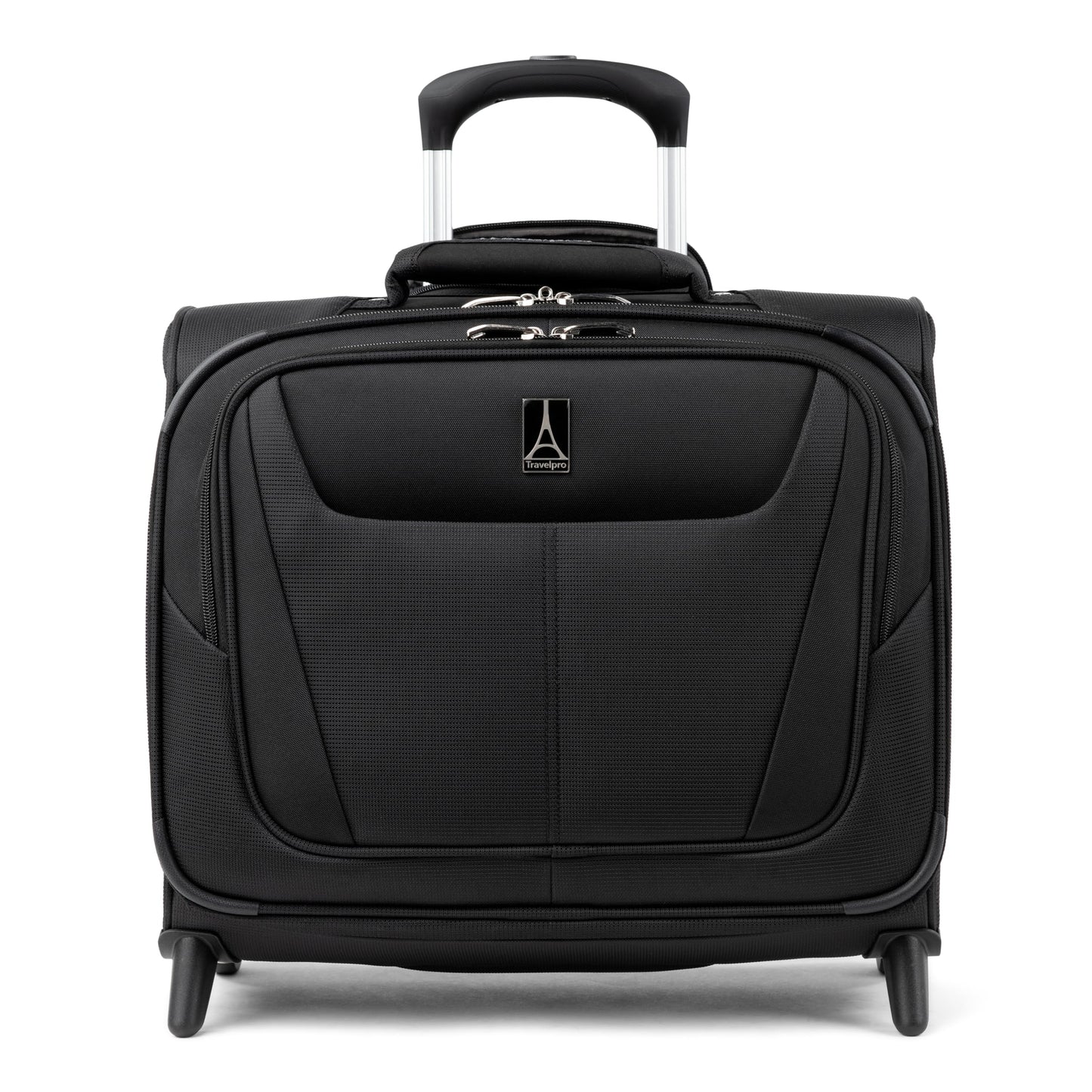 Travelpro Maxlite 5 Lightweight Rolling Underseat Tote Bag, Black, 14"