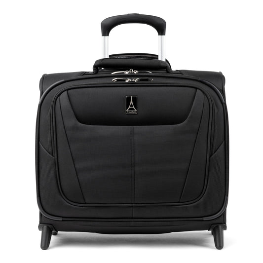 Travelpro Maxlite 5 Lightweight Rolling Underseat Tote Bag, Black, 14"