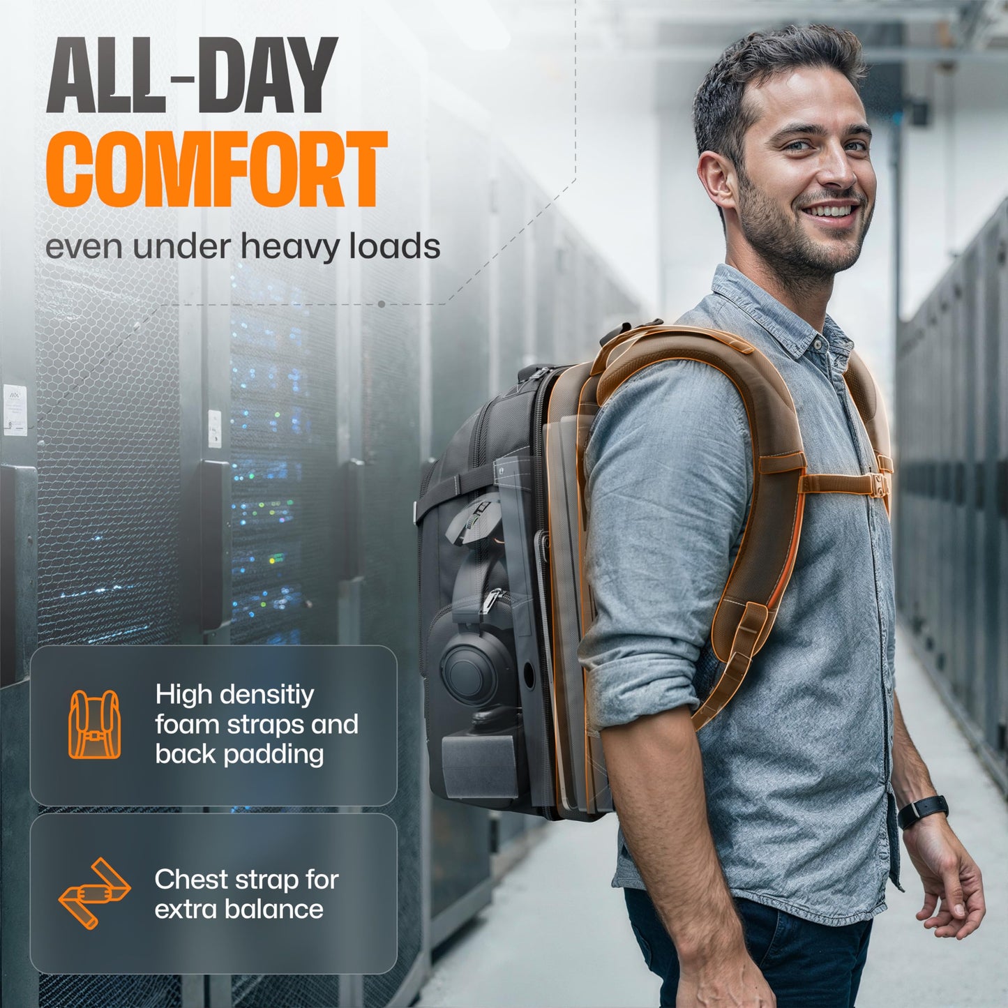 EVERKI Business 120 Pro 2 Laptop Backpack 40L Fits Up To 18.4"