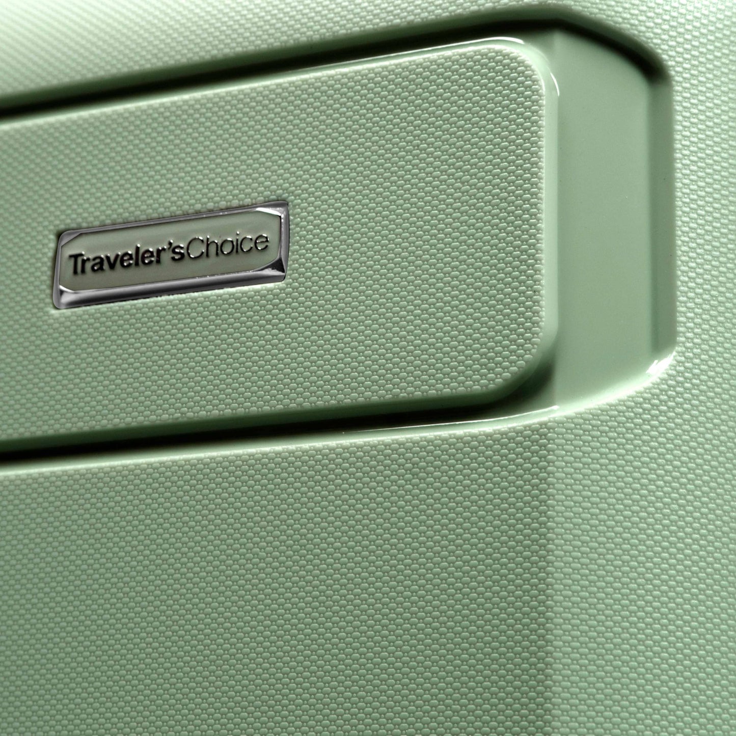 Traveler's Choice Pagosa Hardshell Expandable Carry-On Spinner, Green, 22"